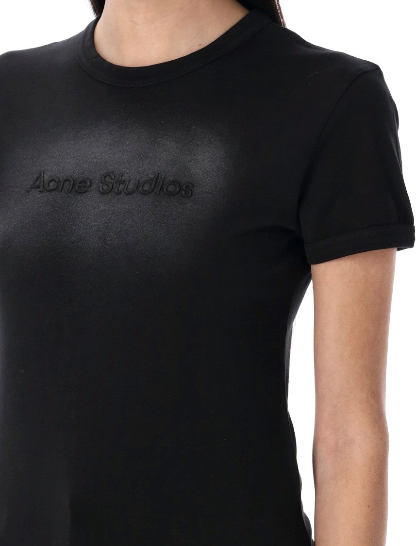 Acne Studios Faded Black Crew Neck T-Shirt