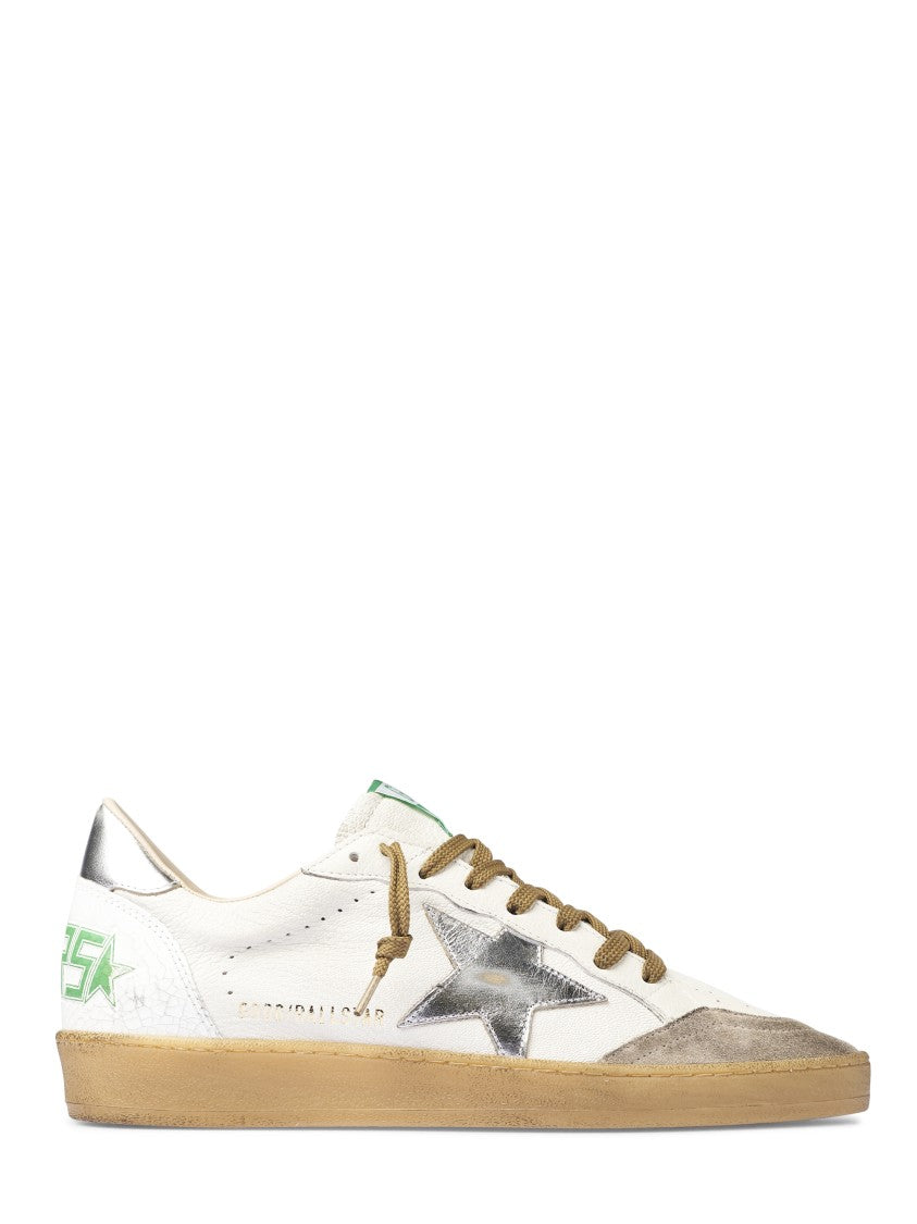 Golden Goose Vintage Low-Top Sneakers With Metallic Accents
