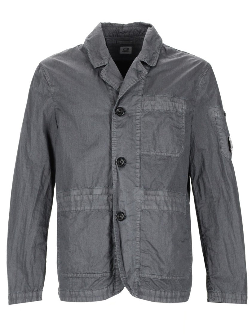 C.P. Company Neutrals 50 Fili Classic Collar Blazer