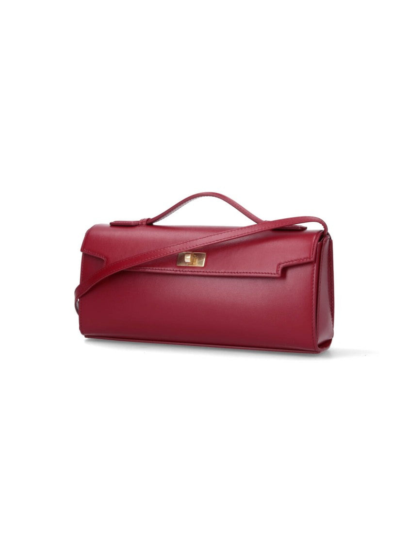 Anya Hindmarch "Mortimer" Clutch – Bordeaux