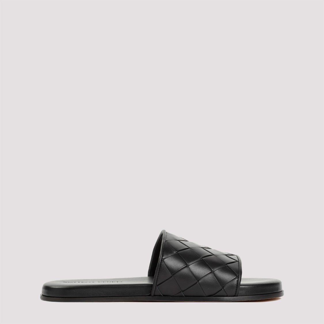 Bottega Veneta Sunday Black Lamb Leather Mules