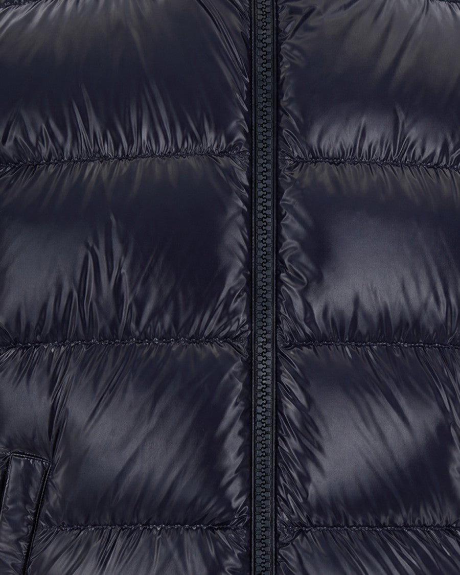 Herno Navy Glossy Goose Down Puffer Jacket