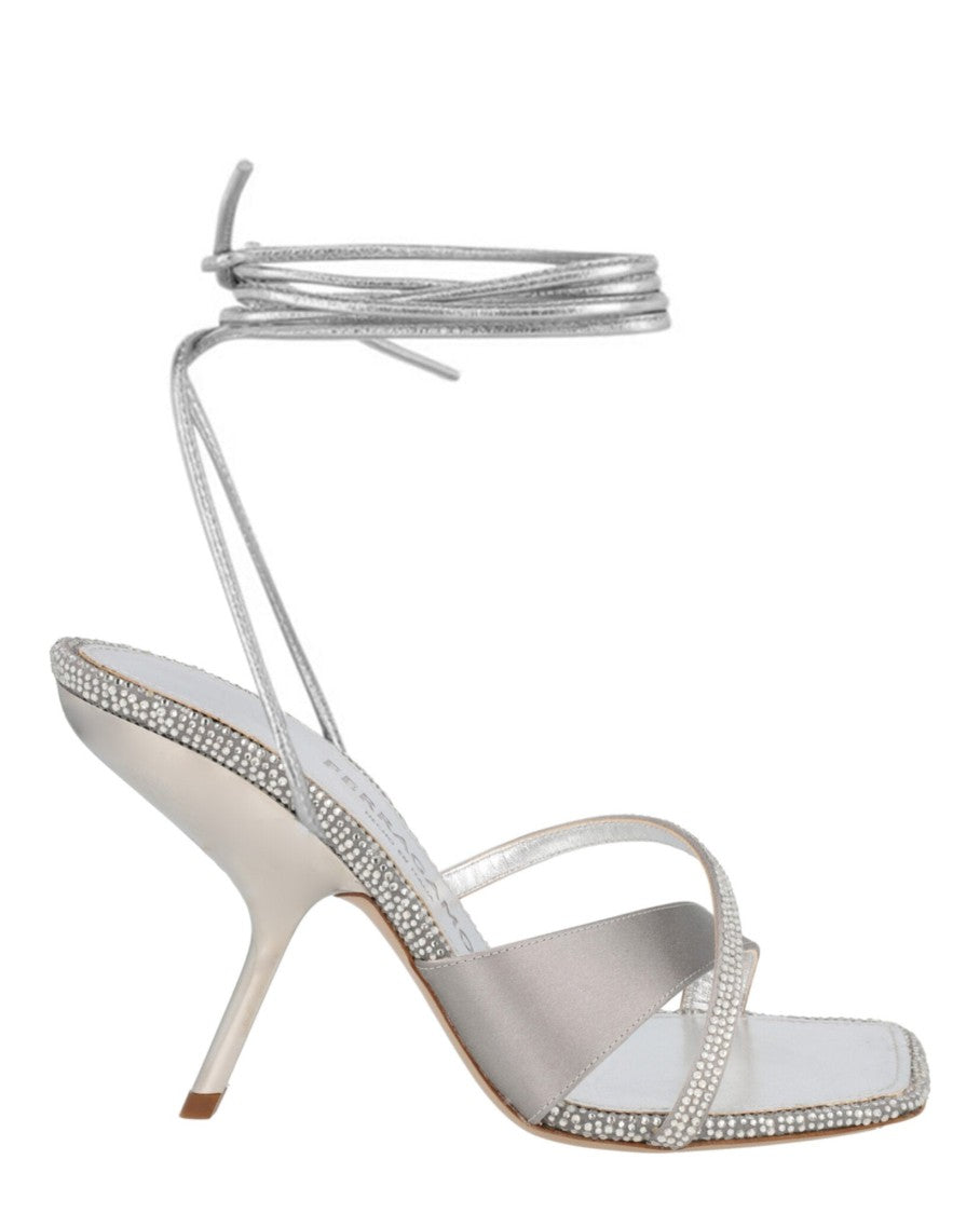 Ferragamo Allegra X5 Crystal Embellished Heels