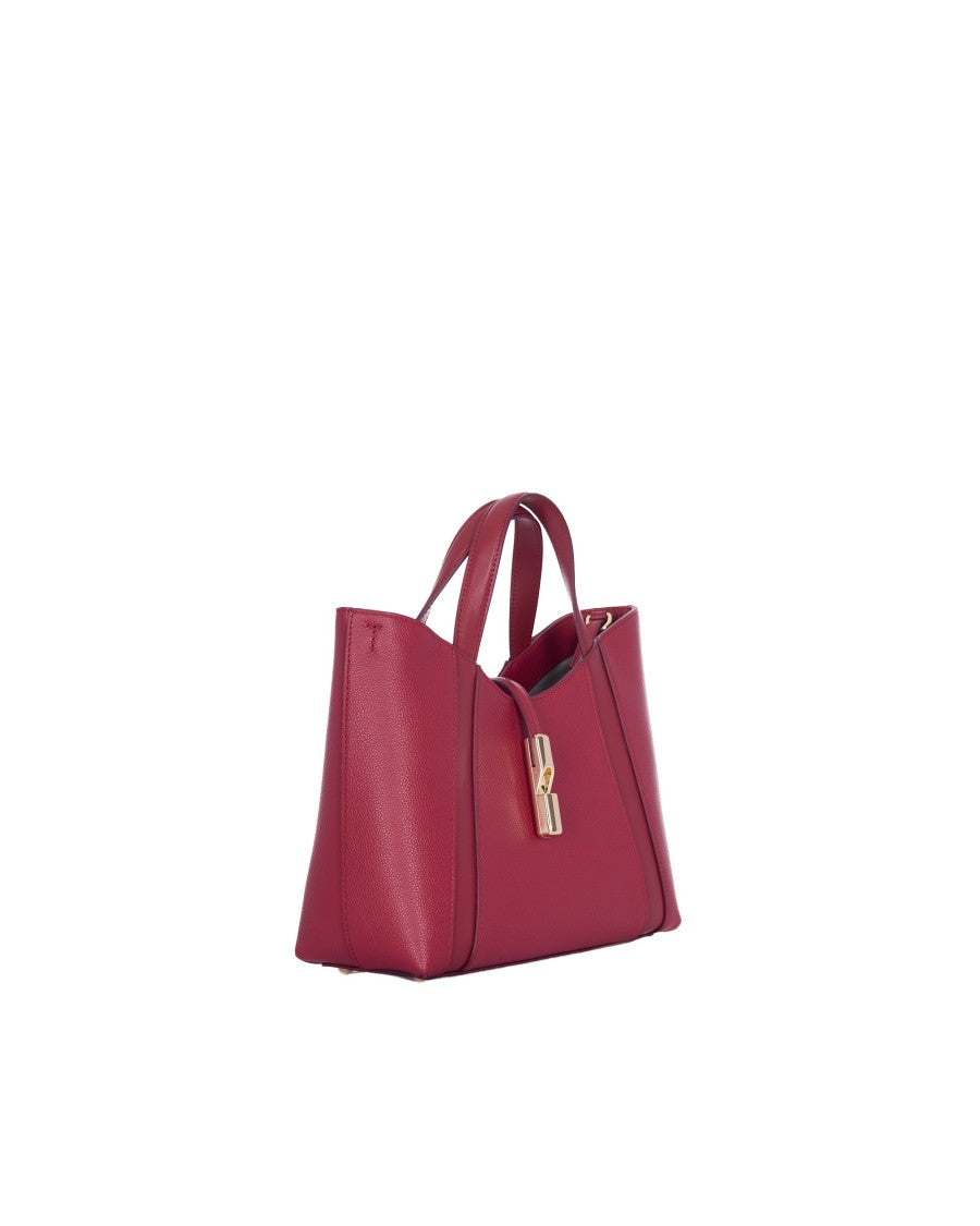 Furla Textured Leather Borsa Goccia Tote