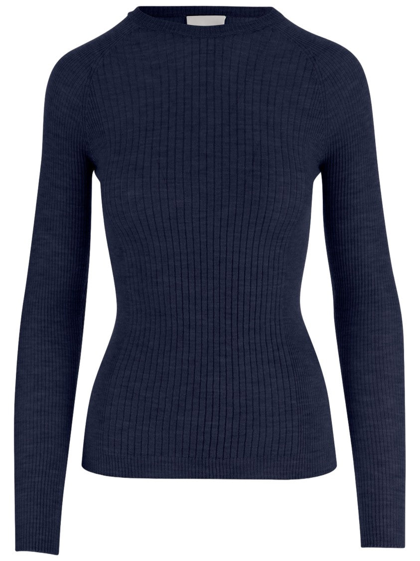 Sa Su Phi Ribbed Knit Cashmere And Silk Sweater