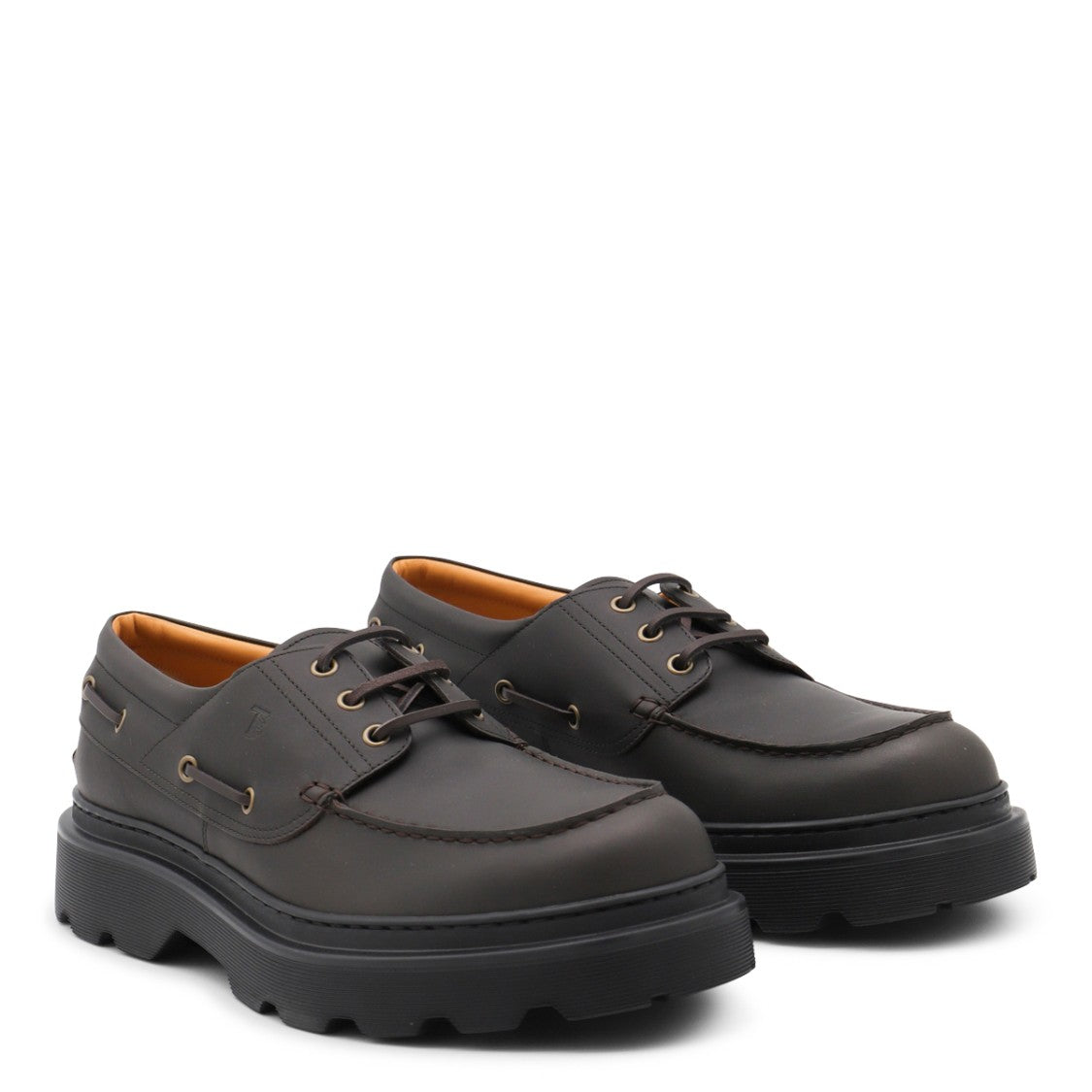 Tod's Brown Leather Loafers