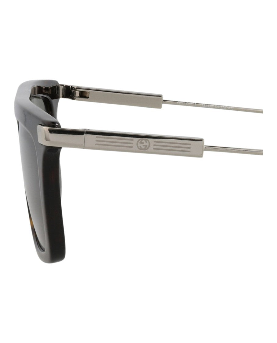 Gucci Square-Frame Recycled Acetate Sunglasses