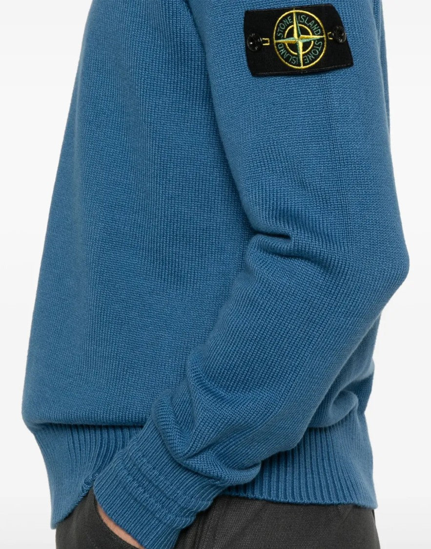 Stone Island Compass Logo Patch Sweater