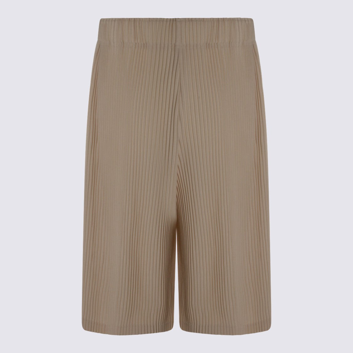 Homme Plissé Issey Miyake Pleated Mid-Length Shorts With Elastic Waistband