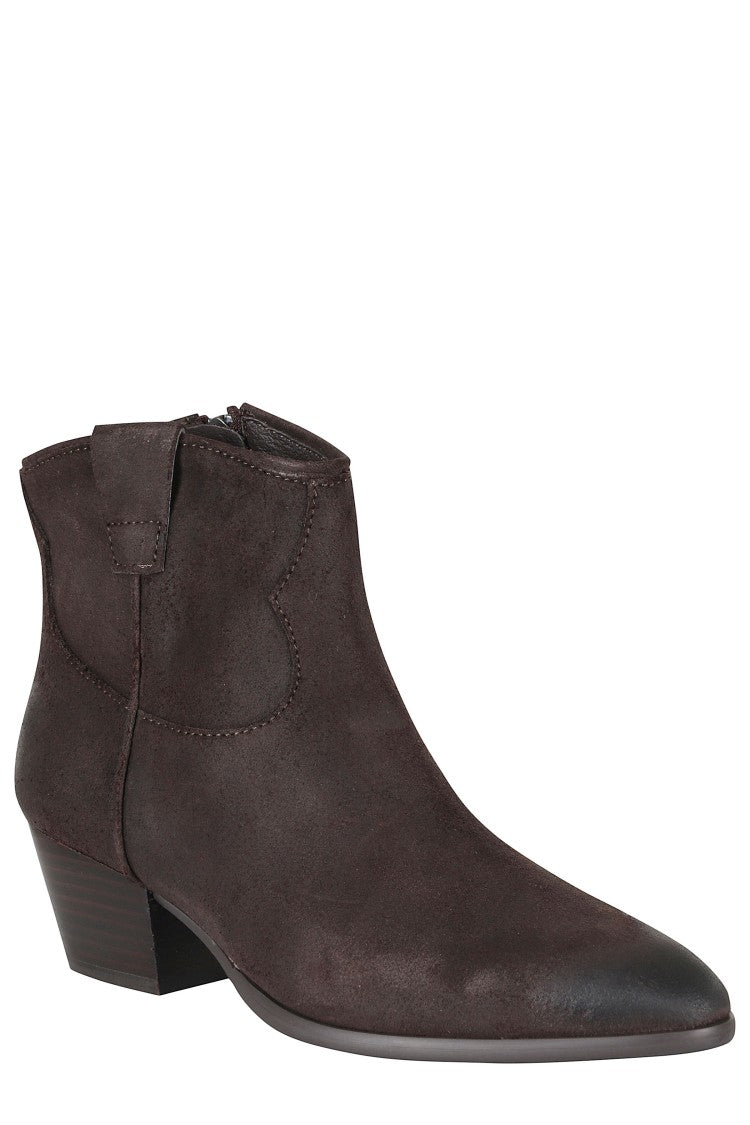 Ash Moro Fame Oily Suede Ankle Boots