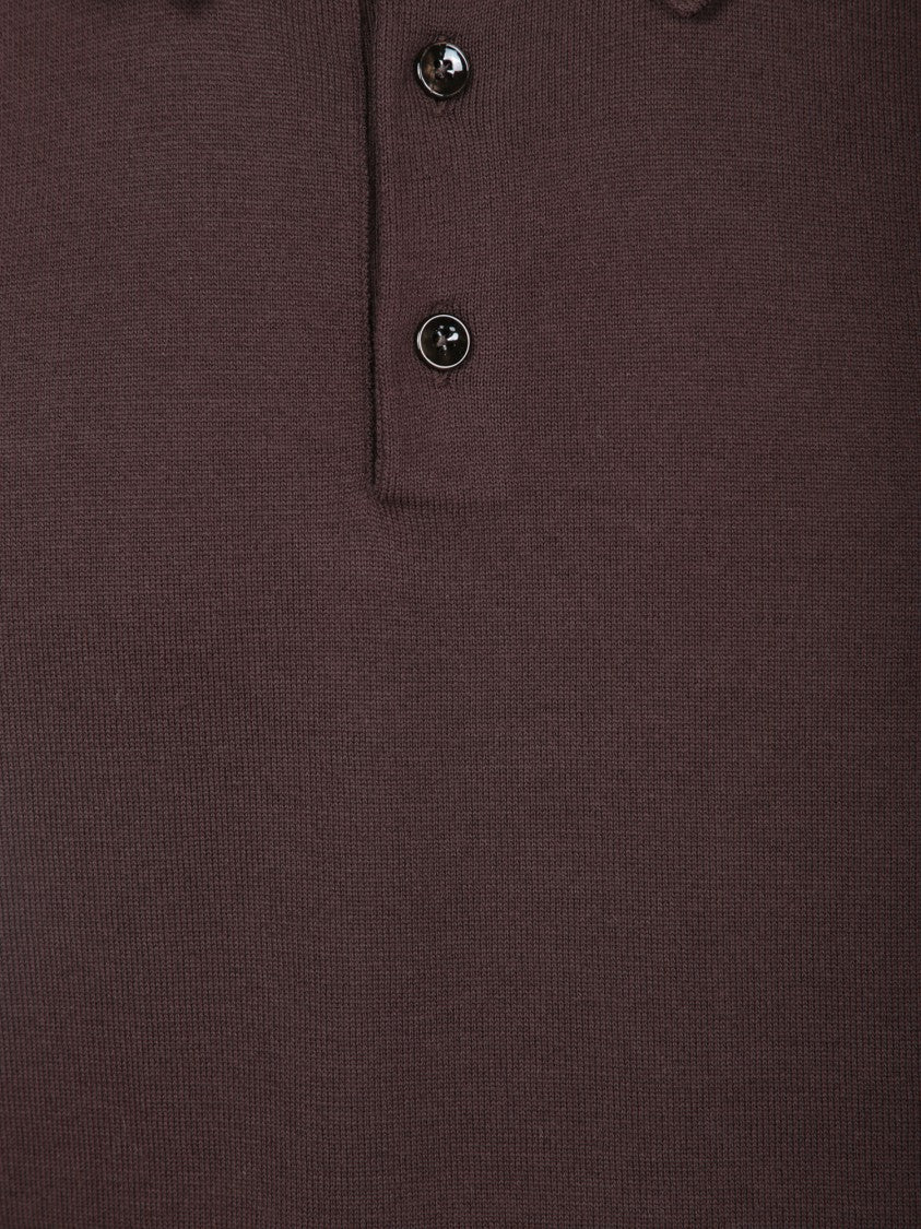 Dolce & Gabbana Brown Piqué Cotton Polo Shirt With Classic Collar