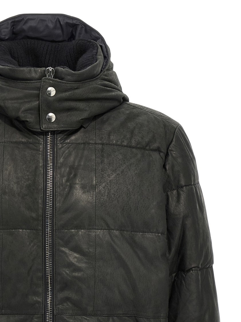 Giorgio Brato Removable Hood Down Jacket