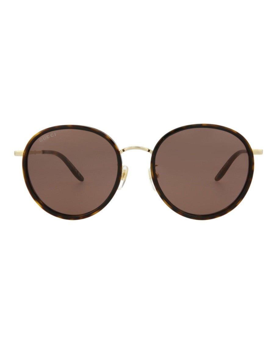 Gucci Round-Frame Acetate Sunglasses