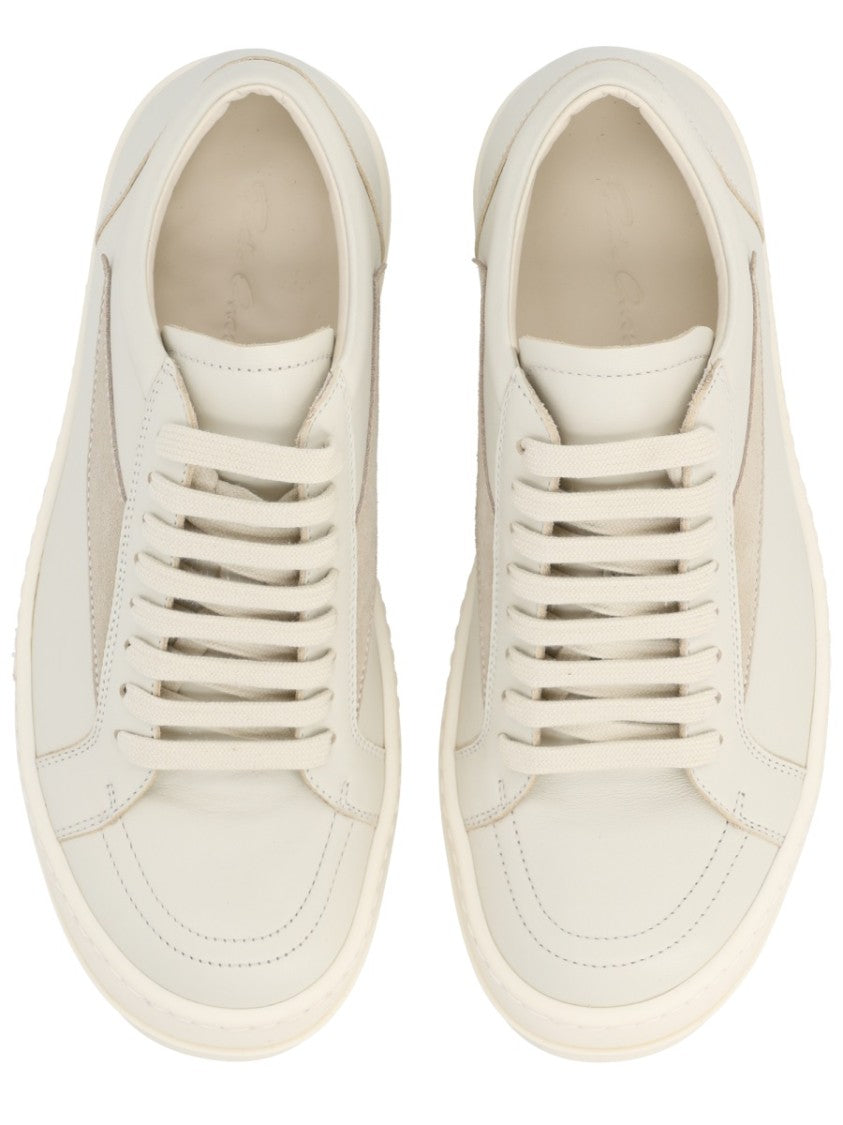 Rick Owens Vintage Sneaks Rounded Toe Contrast Sneakers