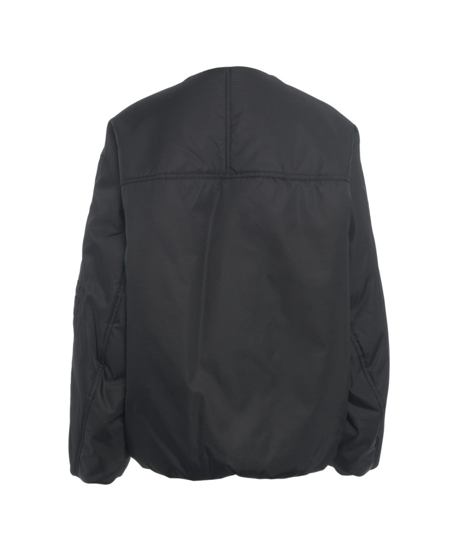 N°21 Oversized Collarless Bomber Jacket