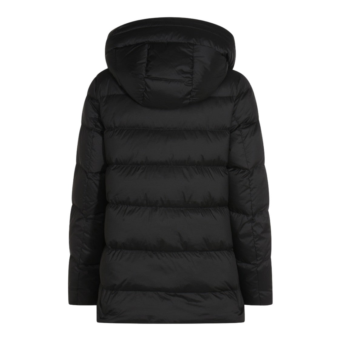 Add Down Puffer Coat With High Collar