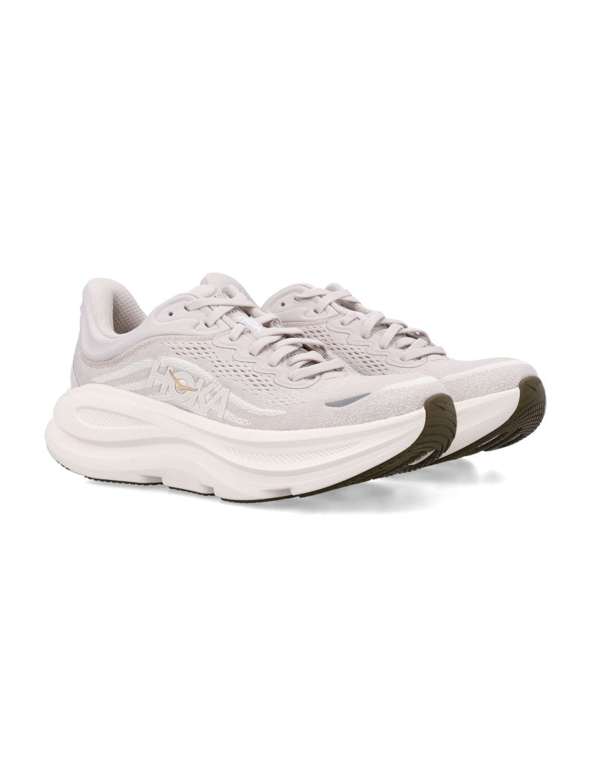 Hoka Reflective Bondi 9 Mesh Low-Top Sneakers