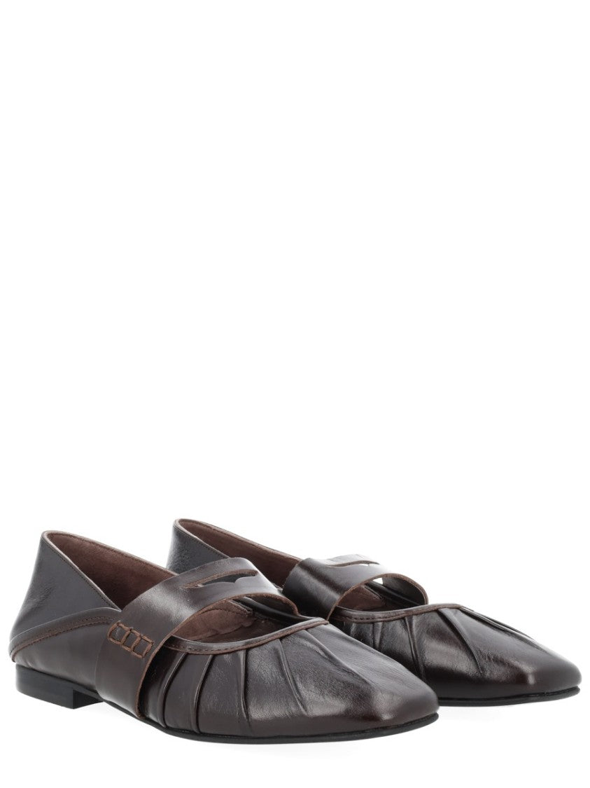 Alohas Bargo Pointed Toe Embossed Flats