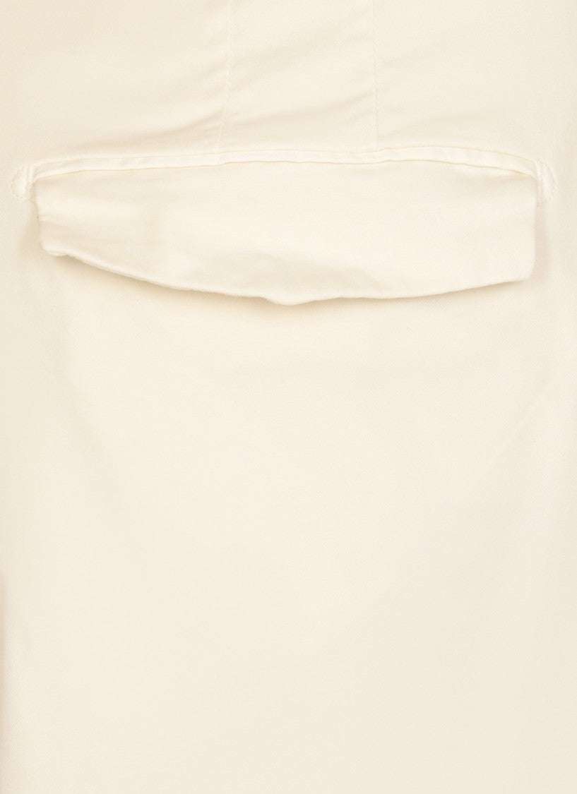 Incotex Ivory Cotton Pants