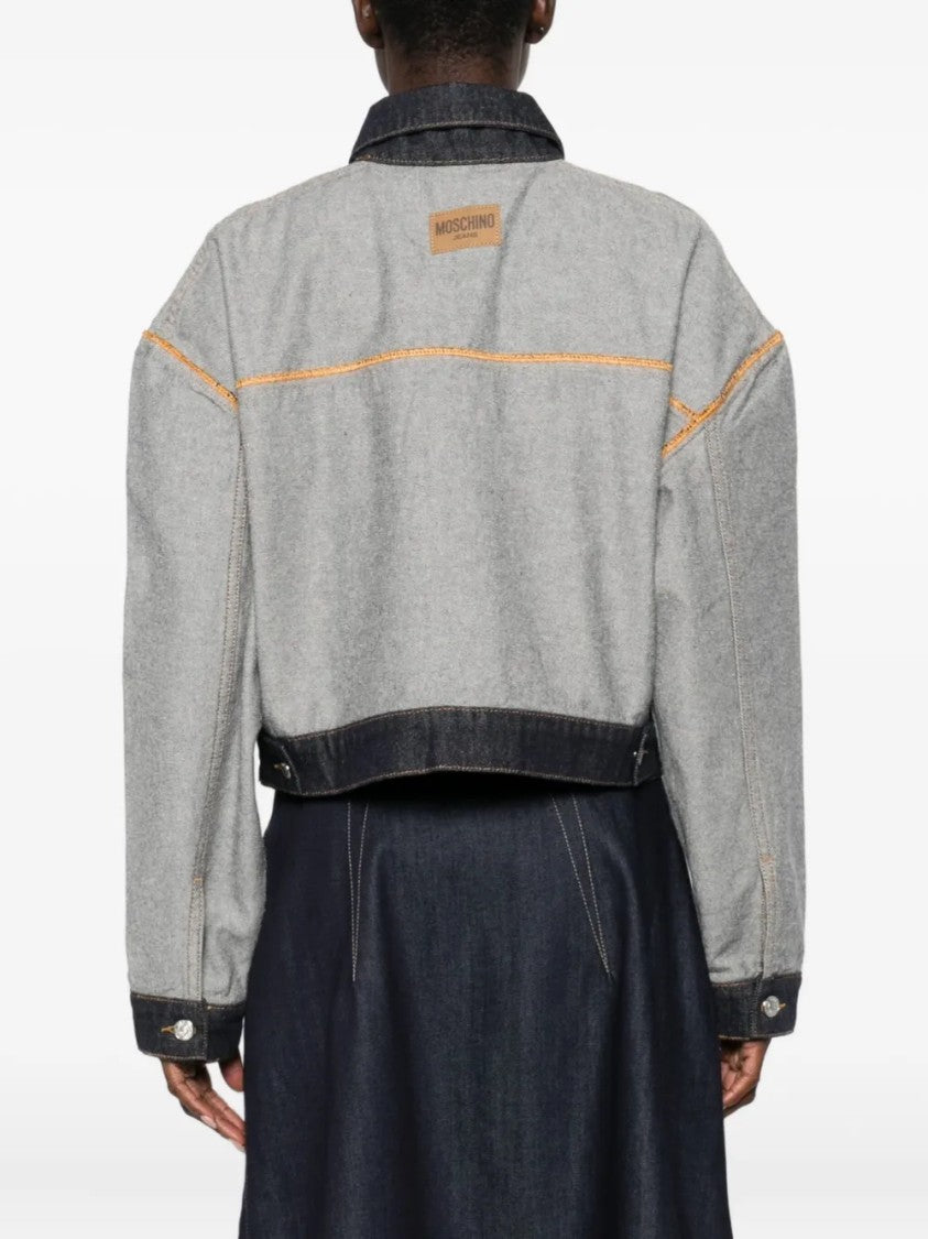 Moschino Tailored Structured Shoulders Button-Down Jacket
