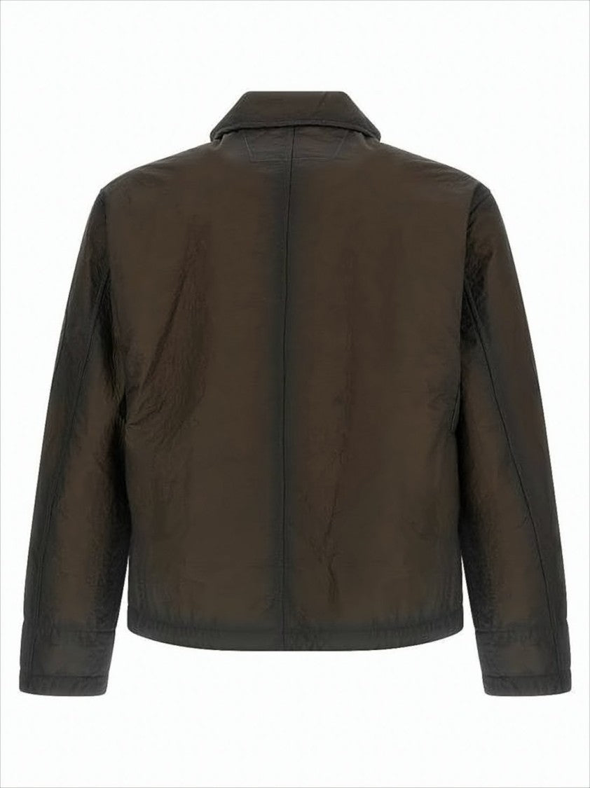 C.P. Company Cropped Polyamide Jacket With Classic Collar