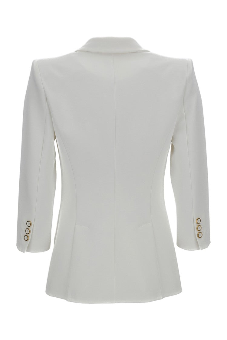 Elisabetta Franchi Structured Double Stretch Crepe Jacket