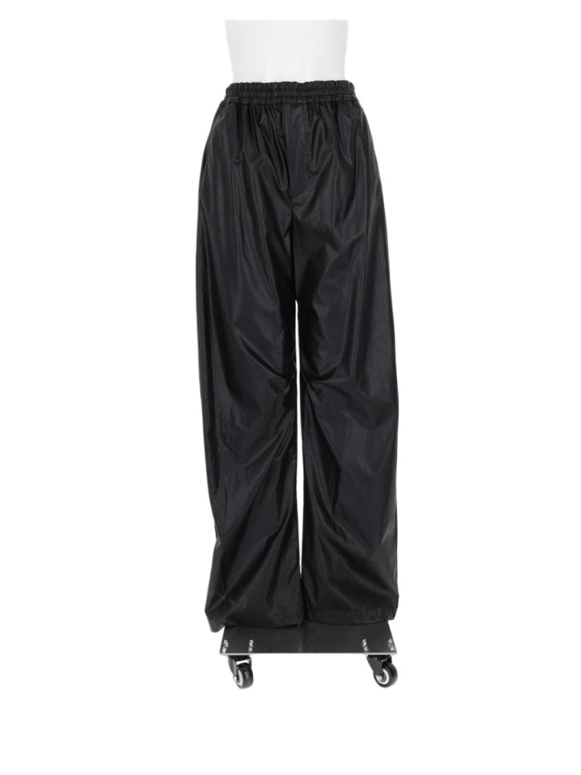 Mm6 By Maison Margiela Wide-Leg Trousers With Polyurethane Coating