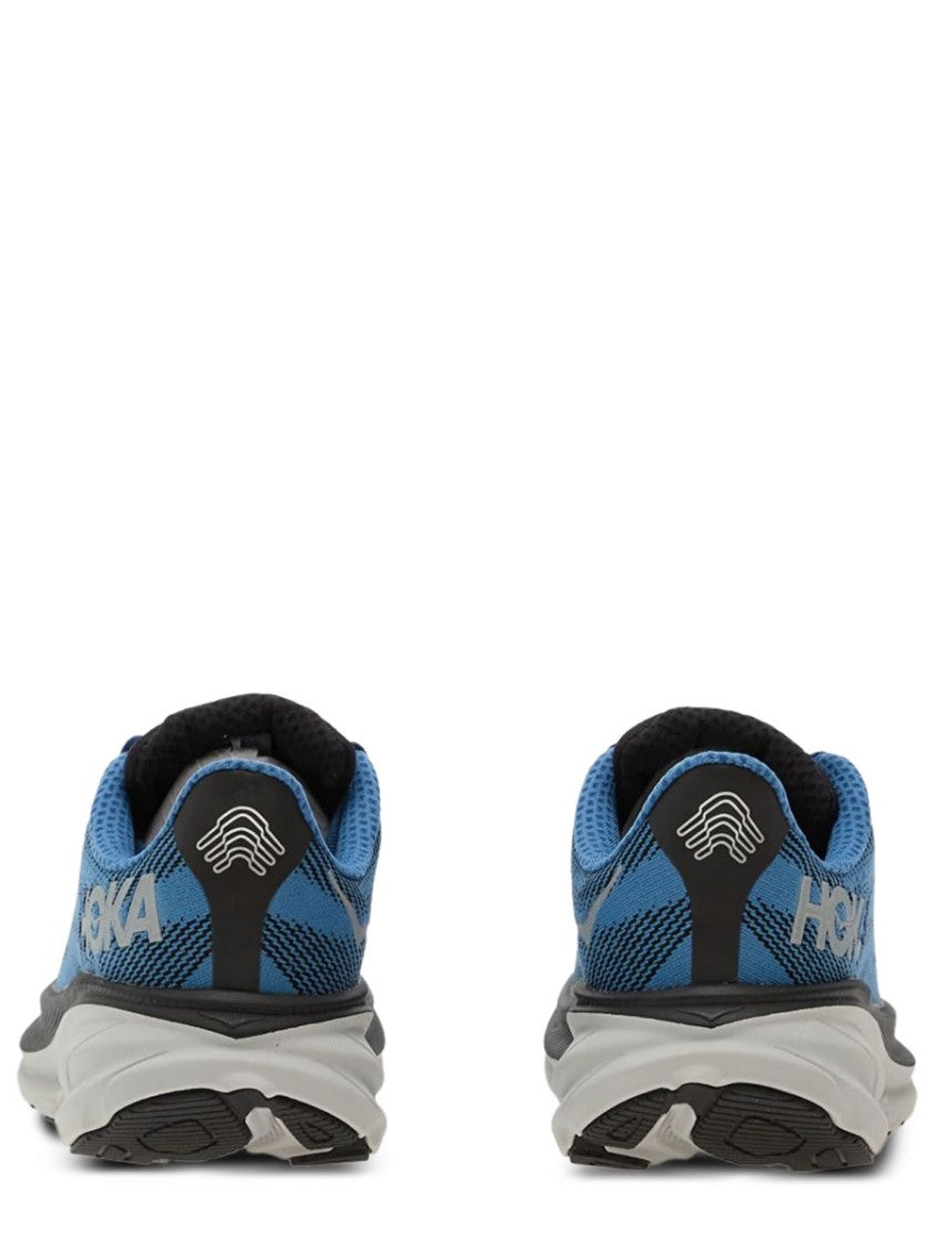 Hoka Blue Clifton 9 Fabric Sneakers