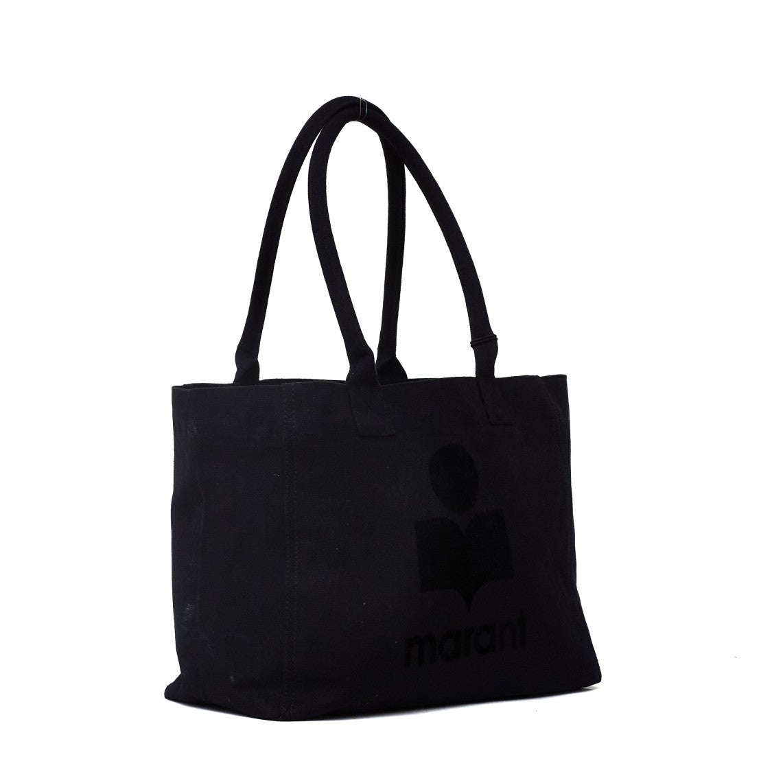 Isabel Marant Yenky Zipped Cotton Canvas Logo Tote Bag