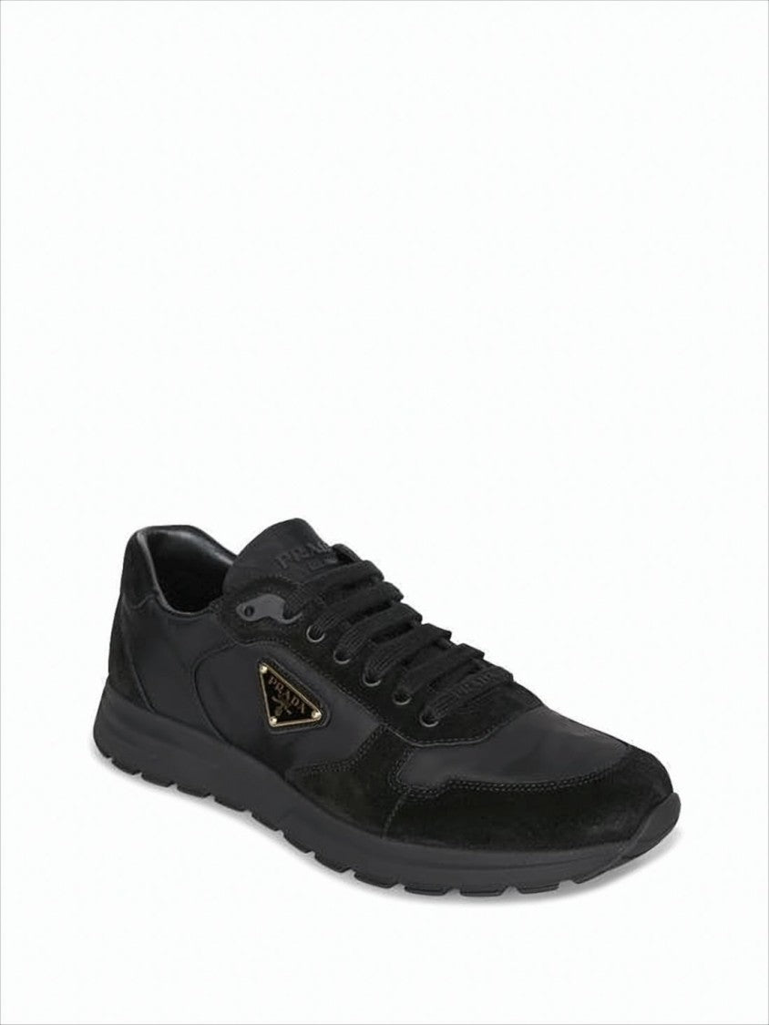 Prada Low-Top Sneaker With Recycled Polyamide