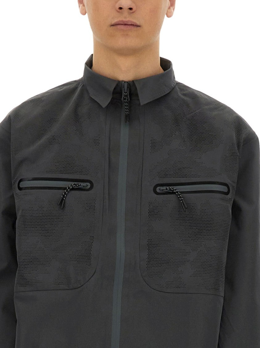 Alpha Industries Laser Cut Shirt With Structured Silhouette