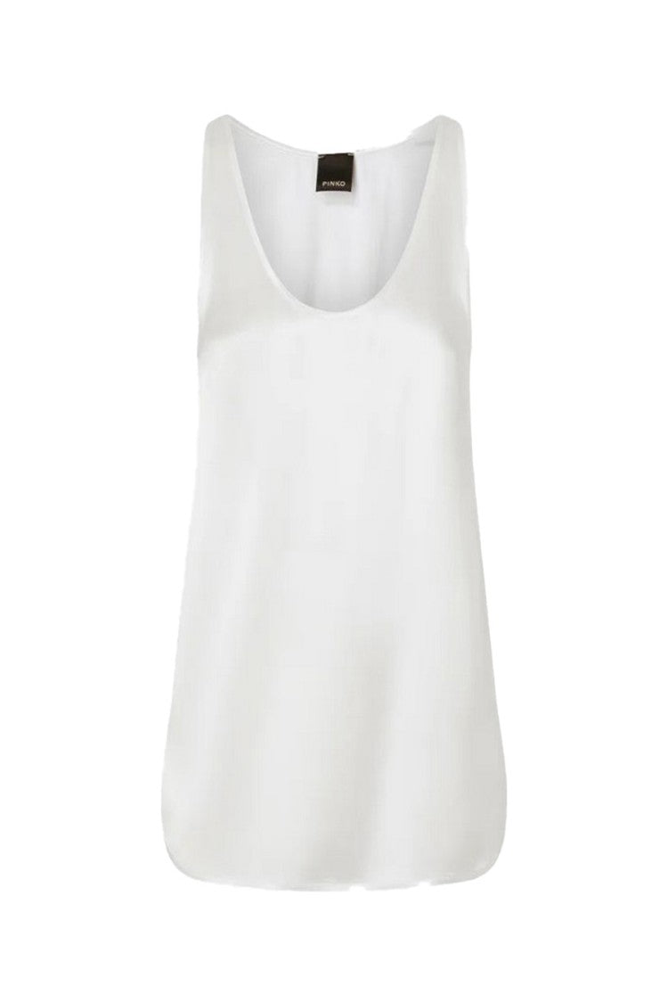 Pinko Sleeveless Silk Blend Elegant Top