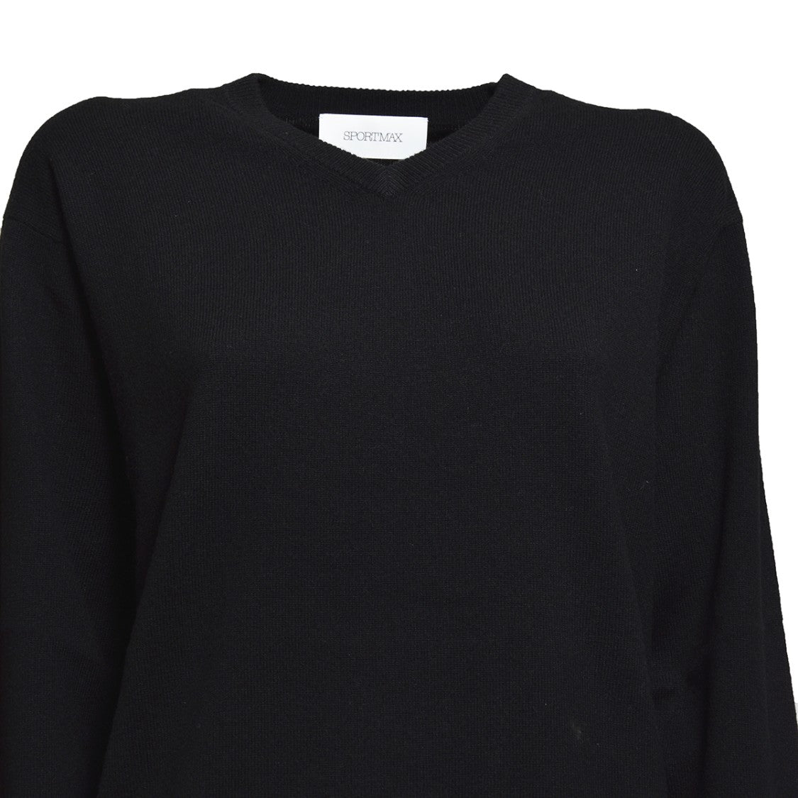 Sportmax V-Neck Wool And Cashmere Blend Pullover