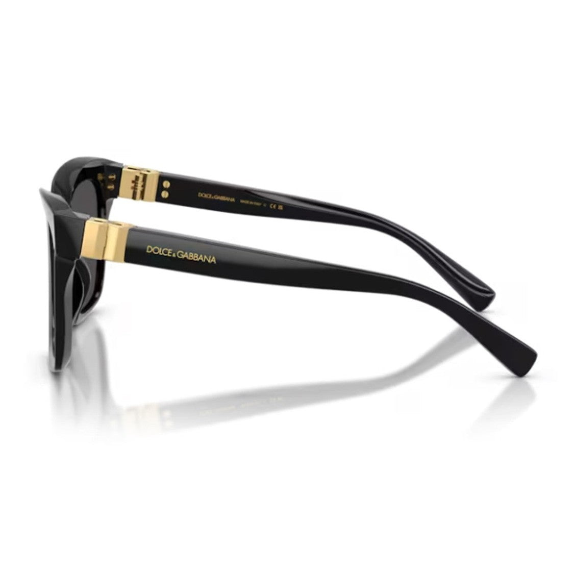 Dolce & Gabbana Black Dg Hinge Dg4498 Acetate Square Sunglasses
