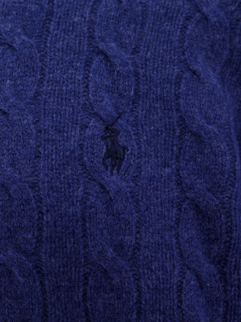 Polo Ralph Lauren Classic Knit Sweater With Ribbed Cuffs And Hem