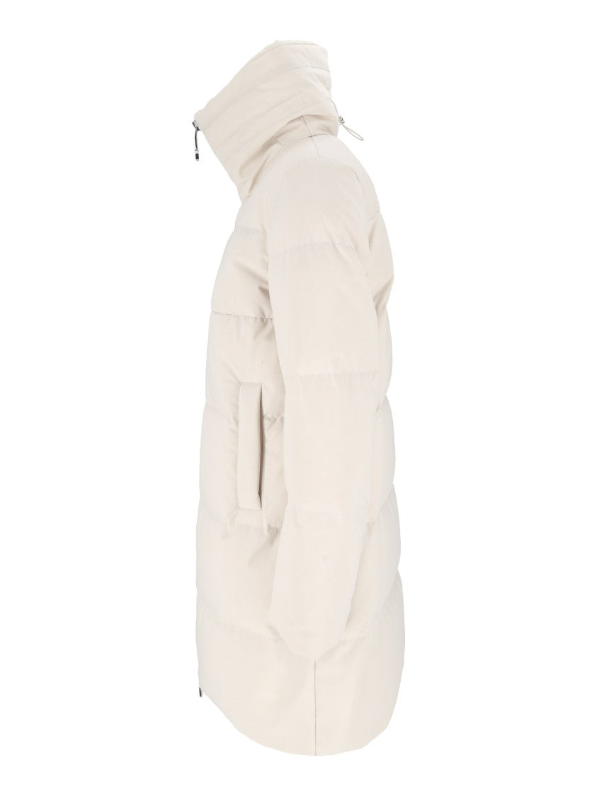 Duno Structured High-Collar Padded Down Jacket