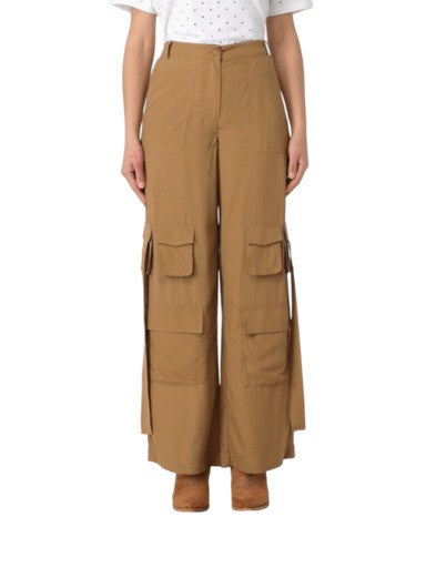 Twinset Actitude Wide-Leg Trousers With Cargo Pockets