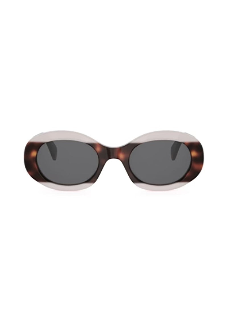 Celine Tortoiseshell Cl40194u Oval Gold Sunglasses