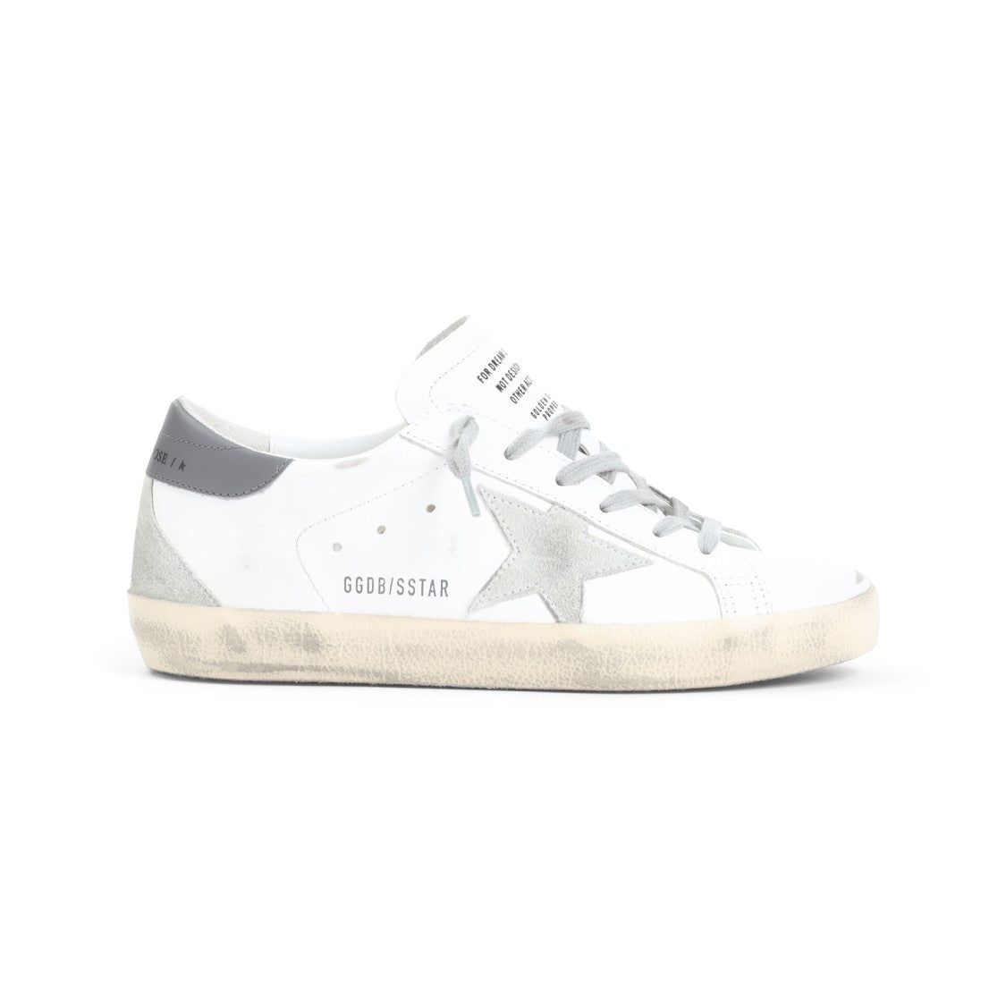 Golden Goose White Cow Leather Superstar Sneakers