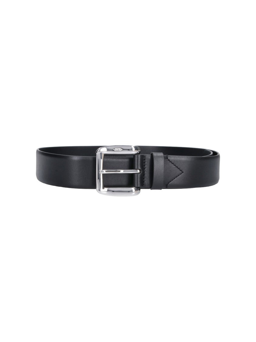 J&M Davidson Black Bonny Calf Leather Belt