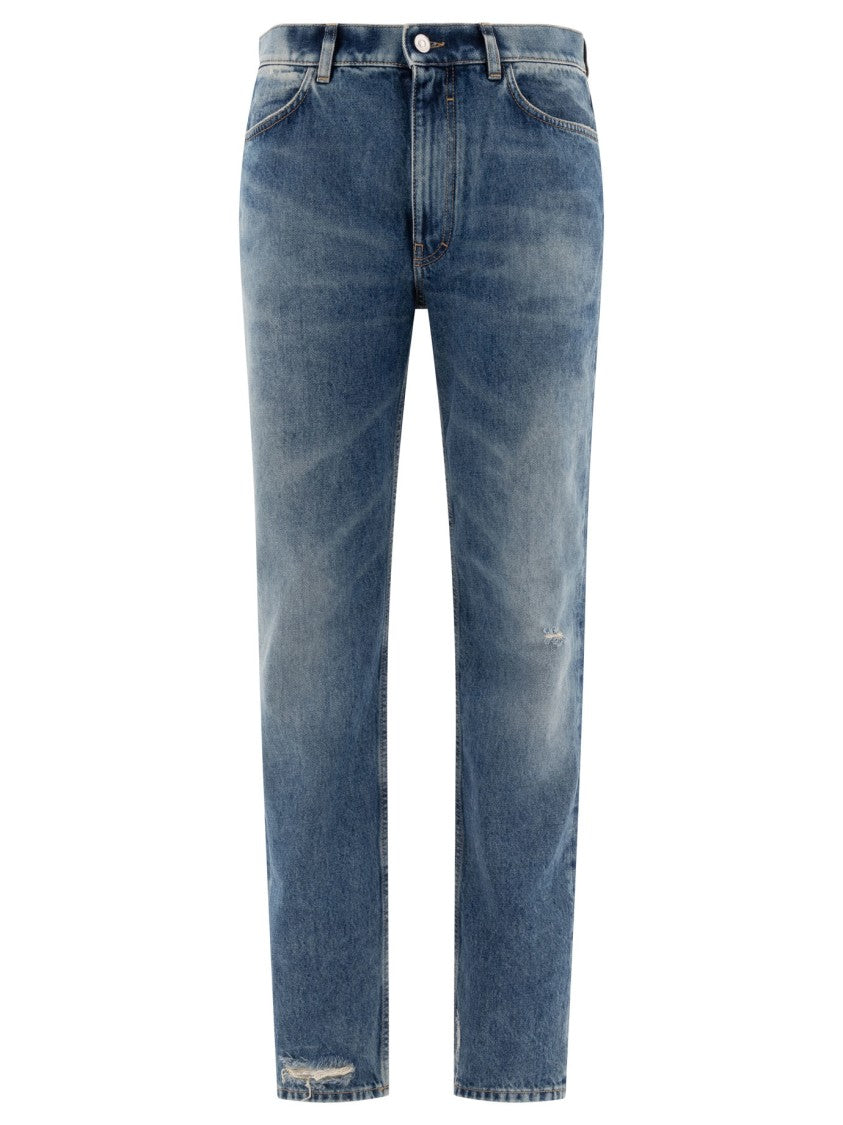 Givenchy Straight-Leg Jeans With Embroidered Details