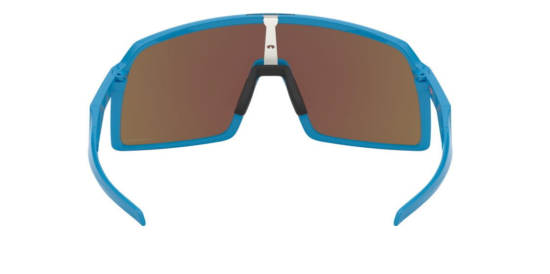 Oakley Oversized Blue Mirrored Sutro Sunglasses With Iconic Branding