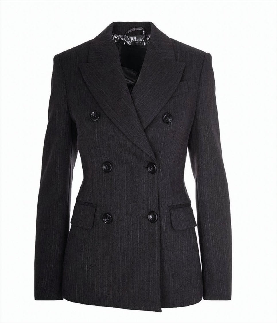 Liu Jo Double-Breasted Blazer With Pinstripe Design