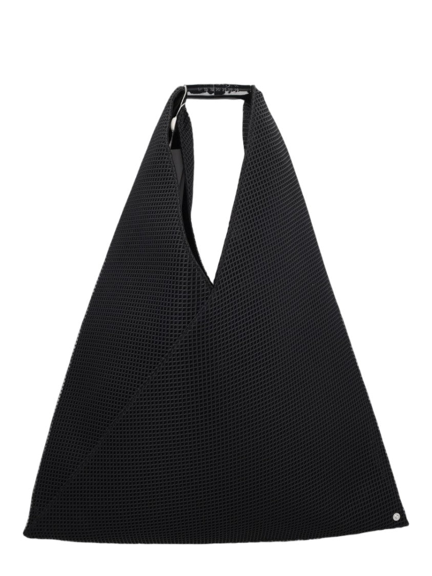 Mm6 By Maison Margiela Large Triangular Textured Polyester Bag