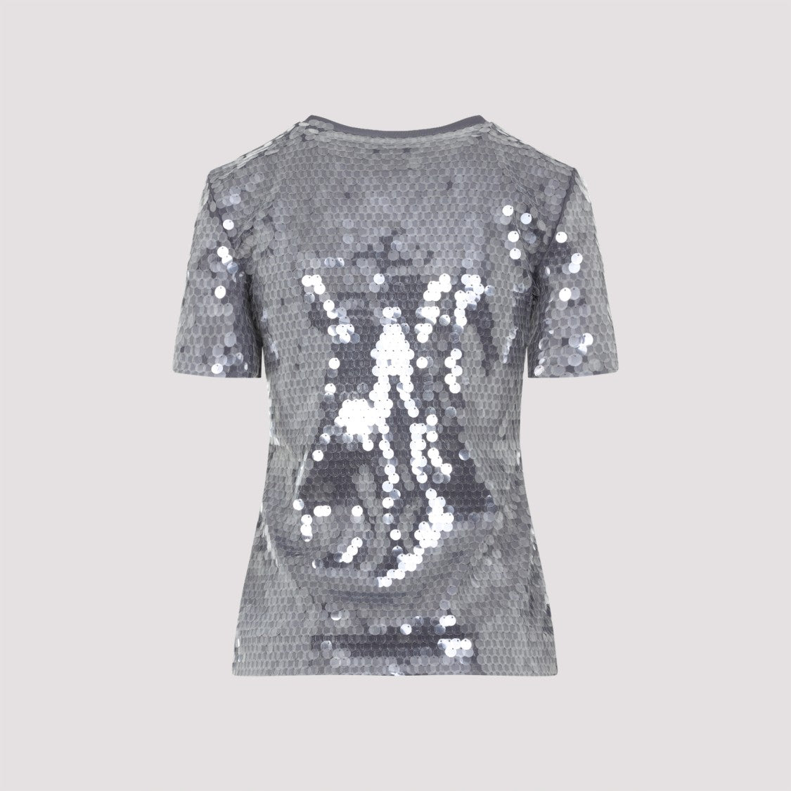 Sportmax Smoke Black Kibbutz Sequined T-Shirt