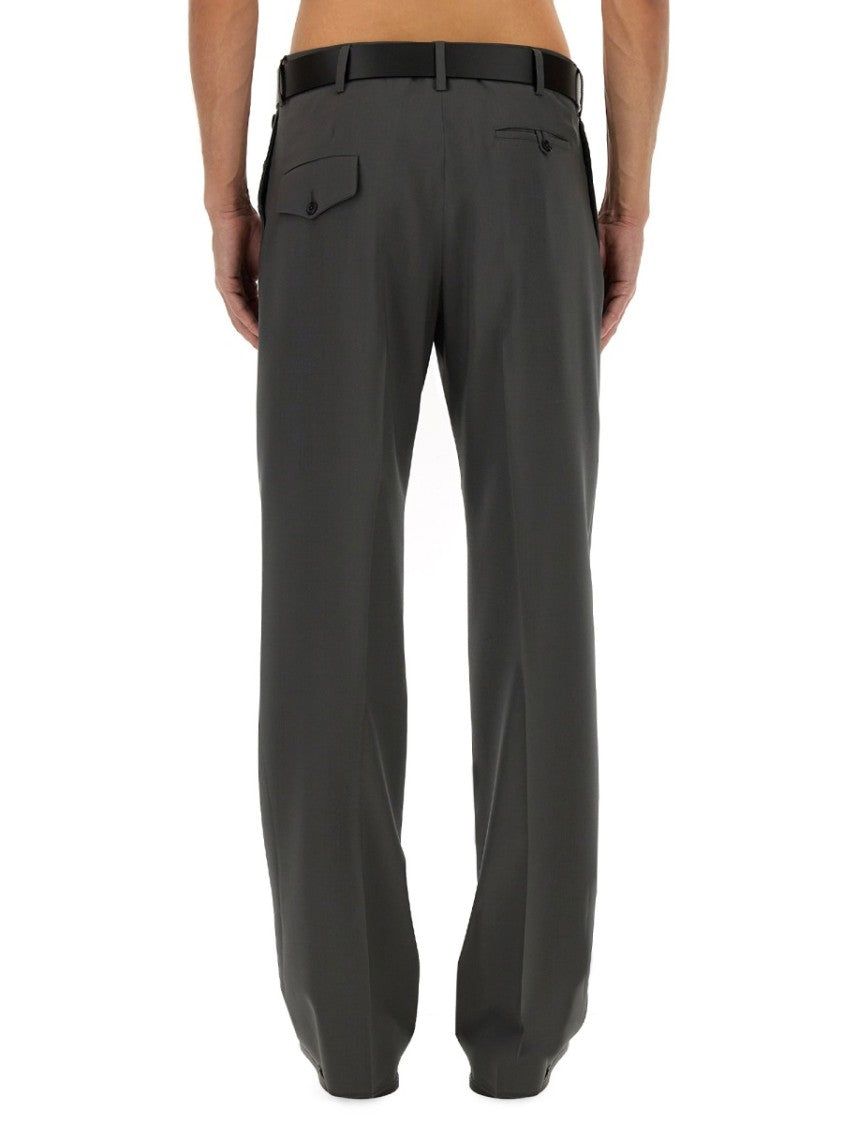 Moschino Tailored Grey Wool Pants