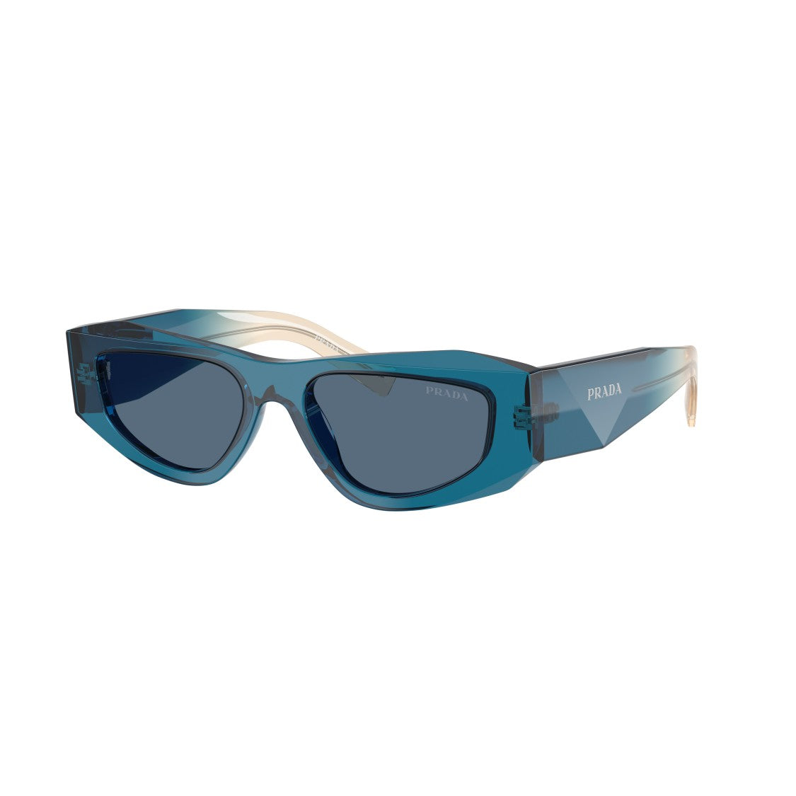 Prada 0Pr B19s Angular Acetate Sunglasses