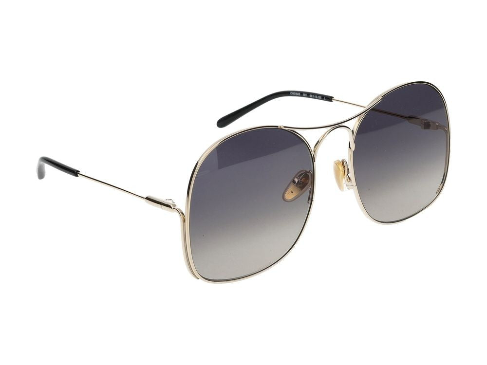 Chloé Sunglasses Ch0164s 001 Gold Gold Grey 59/19/135