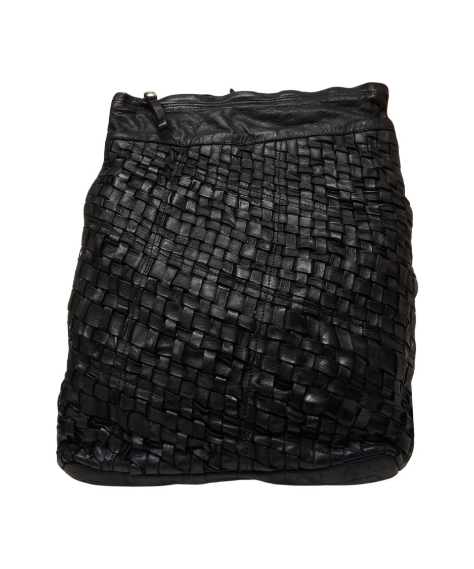 Campomaggi Woven Design Leather Backpack