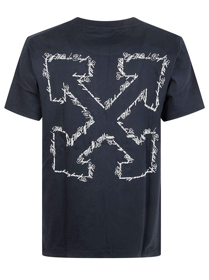 Off-White Slim-Fit T-Shirt With Refined Arrow Embroidery
